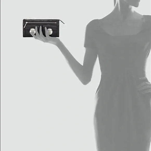 🔥 HOT DEAL 🔥 MARC JACOBS ✨ quilted black gold wallet continental - Picture 9 of 11